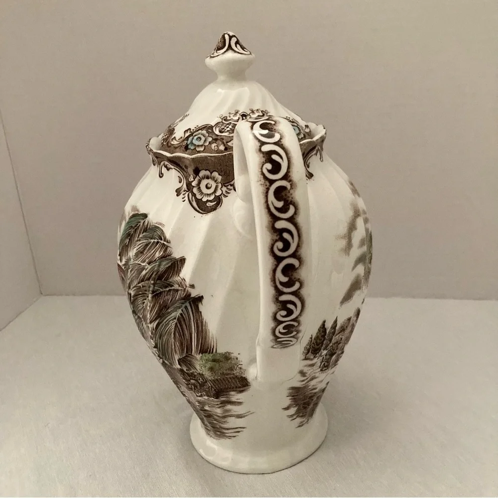 Vintage Heritage Hall 4411 Coffee Pot Staffordshire England French Provincial